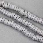 CCC-2-008:  Clay beads approx 4x2mm Gray 
