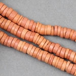 CCC-2-010:  Clay beads approx 4x2mm Orange 
