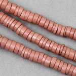 CCD-2-004:  Clay beads approx 5x2mm Burgundy 