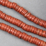 CCD-2-009:  Clay beads approx 5x2mm Terra 