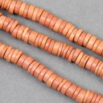 CCD-2-010:  Clay beads approx 5x2mm Orange 