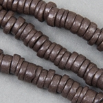 CCE-2-002:  Clay beads approx 7mm Brown 