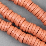 CCE-2-010:  Clay beads approx 7mm Orange 