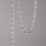CH0004-AB: 4x3mm Flat Cable Chain - Antique Brass (5ft) 