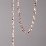 CH0004-AC: 4x3mm Flat Cable Chain - Antique Copper (5ft) 