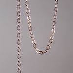 CH0004-G: 4x3mm Flat Cable Chain - Gold (5ft) 