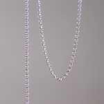 CH0005-S: 2mm Rolo Chain - Silver (5ft) 