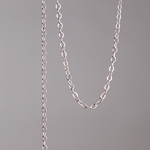 CH0006-AS: 2 x 1mm Petite Cable Chain - Antique Silver (5ft) 