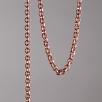 CH0010-AC: 3.5mm Rolo Chain - Antique Copper (5 ft) 