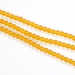 CSG-09-SYW:  Designer Sea Glass - Saffron Yellow 6mm Round 