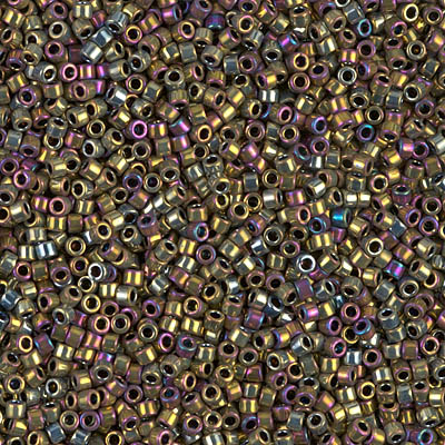 Delica Bead DB0115 Miyuki Delica Beads 11/0 Dark Topaz Gold Luster 7.6 grams Diy Beads