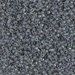 DB0081:  Gray Lined Crystal AB 11/0 Miyuki Delica Bead   100 grams - DB0081