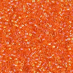 DB0151:  Transparent Orange AB 11/0 Miyuki Delica Bead 