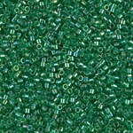 DB0152:  Transparent Green AB 11/0 Miyuki Delica Bead 