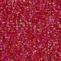 DB0162:  Opaque Red AB 11/0 Miyuki Delica Bead 