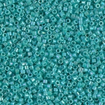 DB0166:  Opaque Turquoise Green AB 11/0 Miyuki Delica Bead 