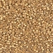 DB0331:  Matte 24kt Gold Plated 11/0 Miyuki Delica Bead   50 grams - DB0331