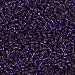 DB0609:  Dyed Silverlined Dark Purple 11/0 Miyuki Delica Bead 