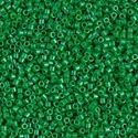 DB0655:  Dyed Opaque Kelly Green 11/0 Miyuki Delica Bead 