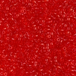 DB0704:  Transparent Red Orange 11/0 Miyuki Delica Bead 