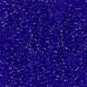 DB0707:  Transparent Cobalt 11/0 Miyuki Delica Bead 