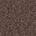 DB0772:  Dyed Semi-Frosted Transparent Cinnamon 11/0 Miyuki Delica Bead 