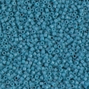 DB0798:  Dyed Semi-Frosted Opaque Capri Blue 11/0 Miyuki Delica Bead 
