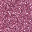 DB0902:  Sparkling Peony Pink Lined Crystal 11/0 Miyuki Delica Bead 