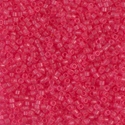 DB1308:  Dyed Transparent Bubble Gum Pink 11/0 Miyuki Delica Bead 