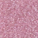 DB1673:  Pearl Lined Transparent Pink AB 11/0 Miyuki Delica Bead 