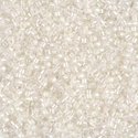 Miyuki Delica Seed Bead 11/0 Pearl White 2-inch Tube DB1671