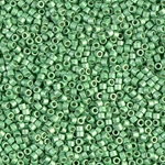 DB1844F:  Duracoat Galvanized Matte Dark Mint Green 11/0 Miyuki Delica Bead 