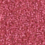 DB2175:  Duracoat Semi-Frosted Silverlined Dyed Hibiscus 11/0 Miyuki Delica Bead 