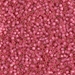 DB2175:  Duracoat Semi-Frosted Silverlined Dyed Hibiscus 11/0 Miyuki Delica Bead - DB2175*