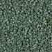 DB2312:  Matte Opaque Glazed Basil Green AB 11/0 Miyuki Delica Bead   100 grams - DB2312*