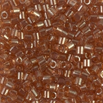DBL-0121:  Apricot Topaz Gold Luster 8/0 Miyuki Delica Bead 