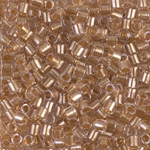 DBL-0901:  Sparkling Honey Beige Lined Crystal 8/0 Miyuki Delica Bead 