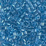 DBL-0905:  Sparkling Blue Lined Crystal 8/0 Miyuki Delica Bead 