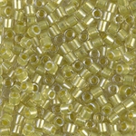 DBL-0910:  Sparkling Yellow Green Lined Crystal 8/0 Miyuki Delica Bead 