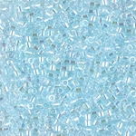 DBM0083:  Transparent Pale Aqua AB 10/0 Miyuki Delica Bead 