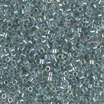 DBM0084:  Sea Foam Lined Crystal AB 10/0 Miyuki Delica Bead 