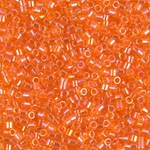 DBM0151:  Transparent Orange AB 10/0 Miyuki Delica Bead 