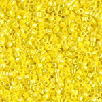 DBM0160:  Opaque Yellow AB 10/0 Miyuki Delica Bead 