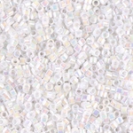 DBM0202:  White Pearl AB 10/0 Miyuki Delica Bead 