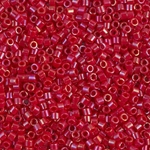 DBM0214:  Opaque Red Luster 10/0 Miyuki Delica Bead 