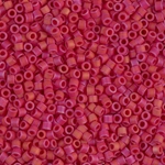 DBM0362:  Matte Opaque Red Luster 10/0 Miyuki Delica Bead 