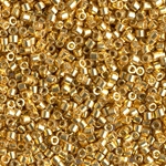 DBM1832:  Duracoat Galvanized Gold 10/0 Miyuki Delica Bead 