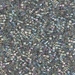 DBS0107:  Transparent Gray Rainbow Gold Luster  15/0 Miyuki Delica Bead - DBS0107*