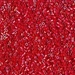 DBS0214: Opaque Red Luster 15/0 Miyuki Delica Bead - DBS0214*