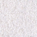 DBS0222:  White Opal AB  15/0 Miyuki Delica Bead - DBS0222*